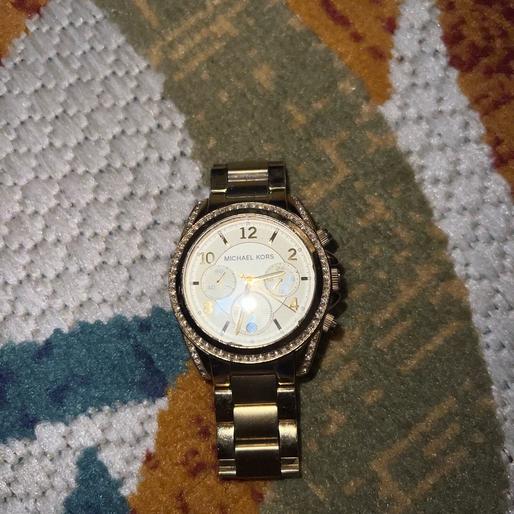 Michael Kors Gold-Tone Women’s Watch (Small Wrist)